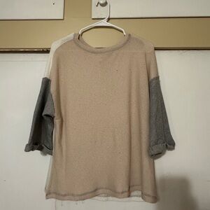 Blu pepper quarter length sleeve top